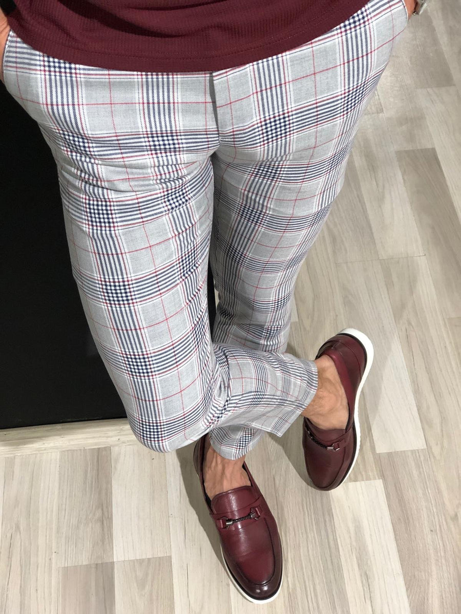 mens plaid dress pants slim fit Awearness Kenneth Cole CHILLFLEX Slim Fit Plaid Suit Pants in Blue  Mens Flat Front Wool Blend Dress Pants, Size 33W x 30L