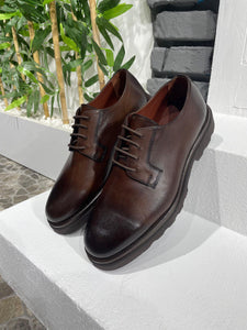 Bojoni Belmonte Brown Leather Shoes