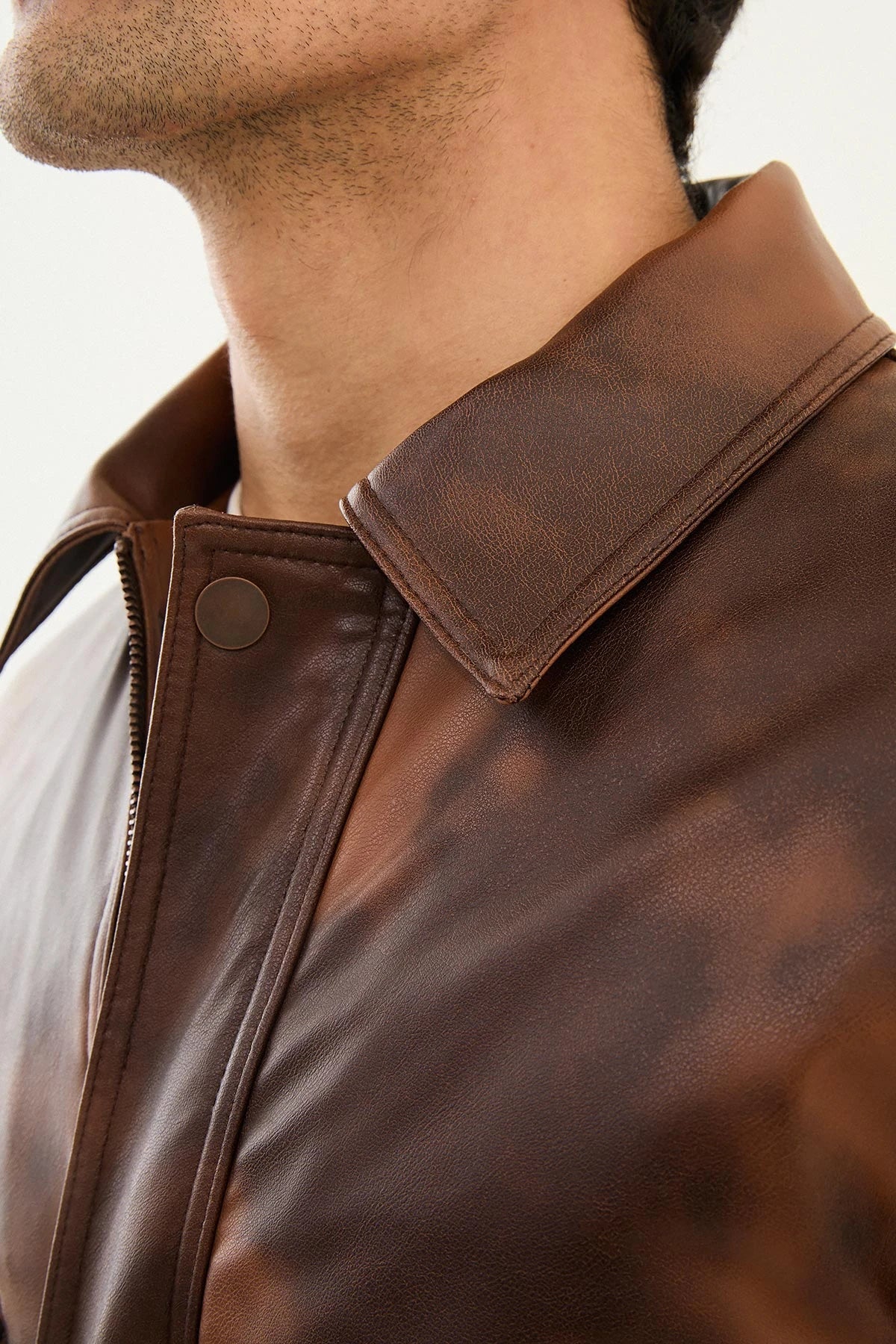 Bojoni Capena Brown Leather Jacket