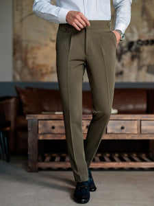 Khaki Double Breasted Suit 2-Piece