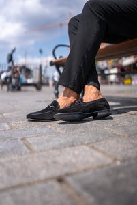 Bojoni Ace Toka Detailed Neolite Black Suede Loafer