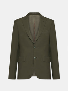 Khaki Modern-Fit Suit 3-Piece