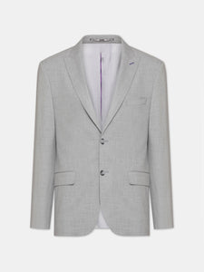 Grey Modern-Fit Suit 3-Piece