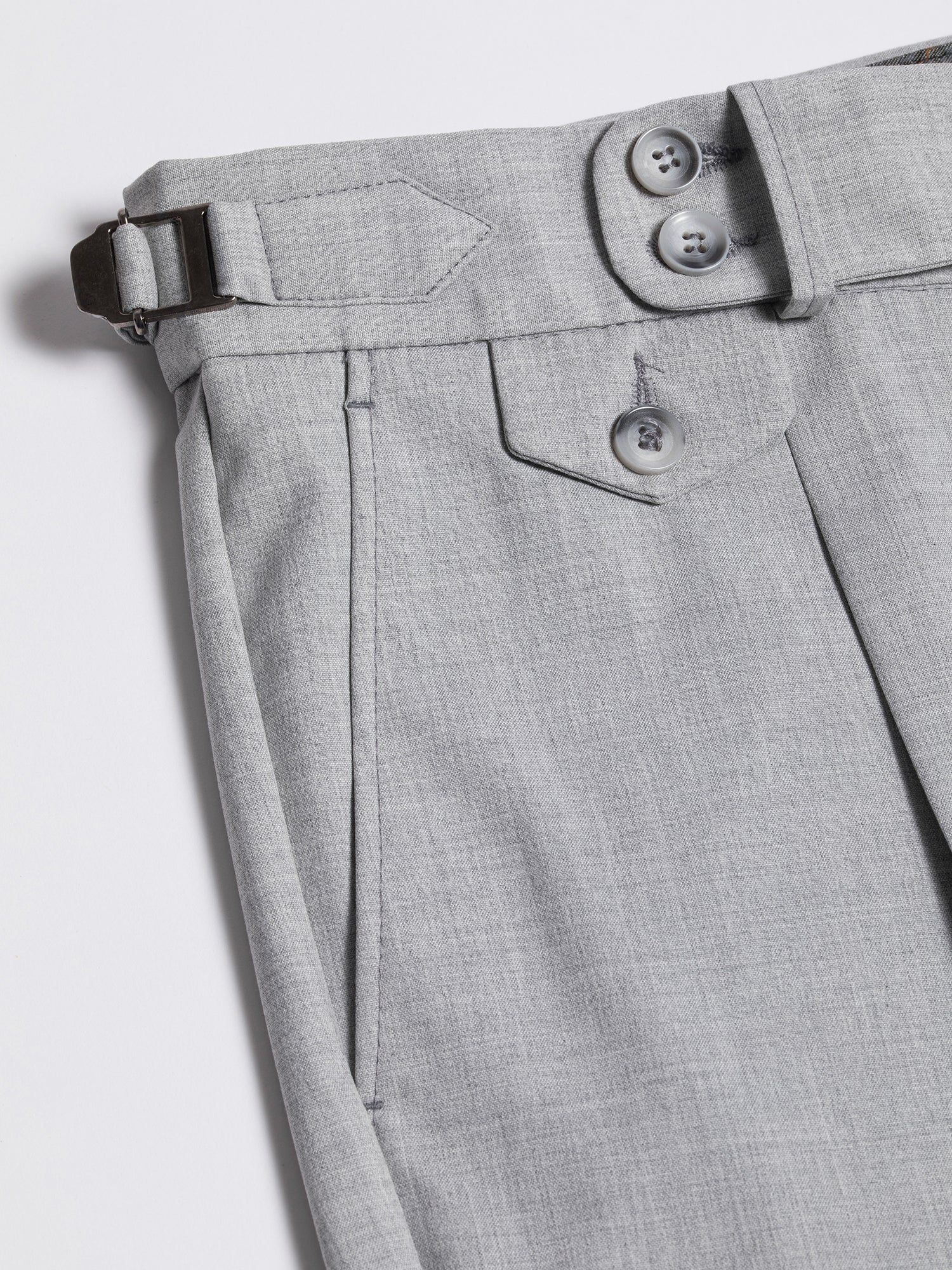 Grey Modern-Fit Suit 3-Piece