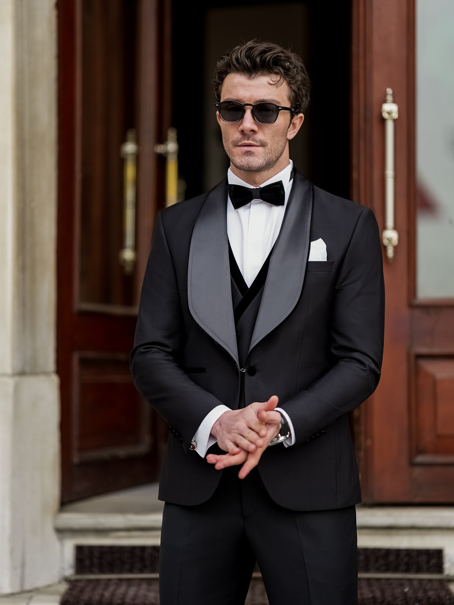 Black Slim-Fit Tuxedo 3-Piece