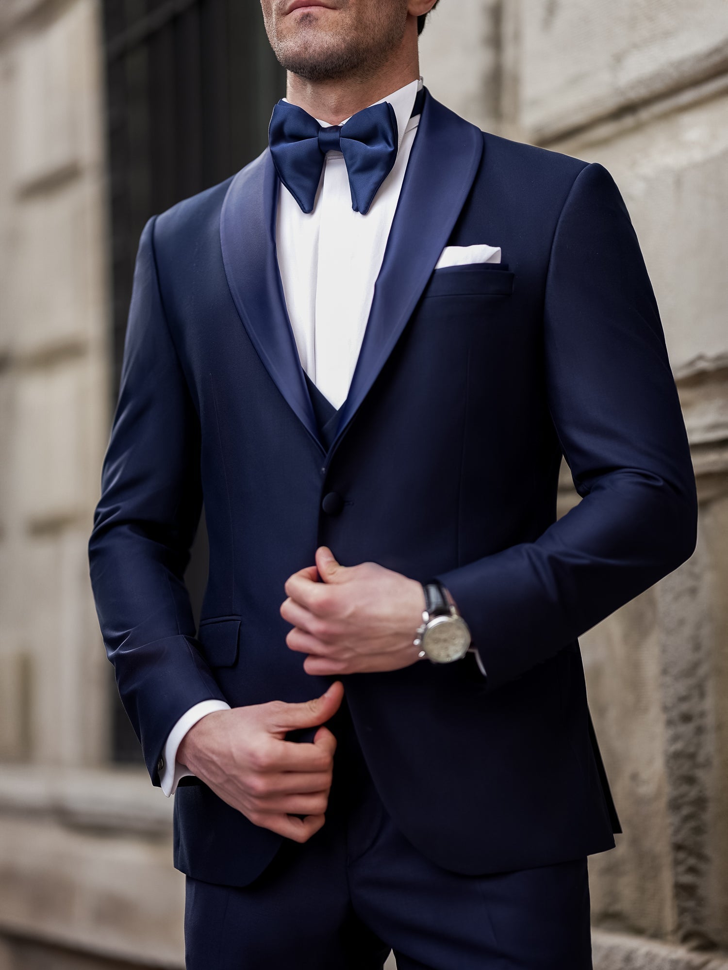 Navy Slim-Fit Tuxedo 3-Piece