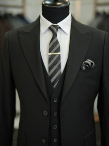 Bojoni Maison Black Slim Fit Suit