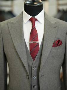 Bojoni Maison Gray Slim Fit Suit