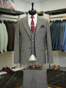 Bojoni Maison Gray Slim Fit Suit