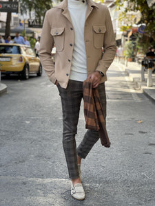 Bojo Slim Fit Special Edition Beige Jacket-baagr.myshopify.com-Jacket-BOJONI