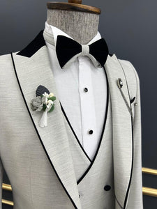 Bojoni Amato Grey Slim Fit Tuxedo