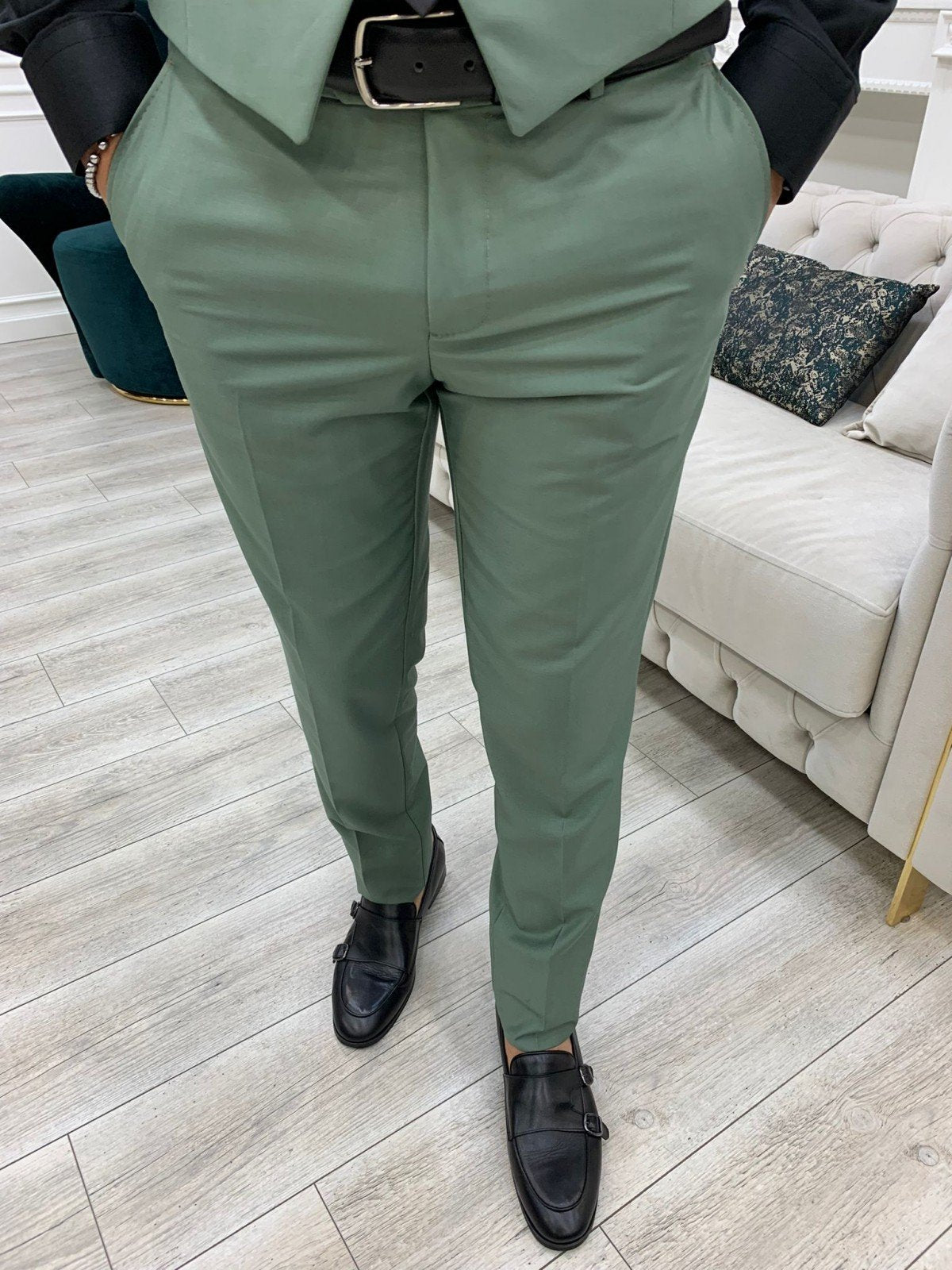 Montreal Water Green Slim Fit Suit-baagr.myshopify.com-1-BOJONI