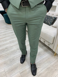 Montreal Water Green Slim Fit Suit-baagr.myshopify.com-1-BOJONI