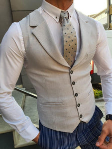 Forenza Gray Slim Fit Vest-baagr.myshopify.com-suit-BOJONI