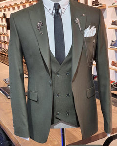 Genzano Khaki Slim Fit Suit-baagr.myshopify.com-suit-BOJONI