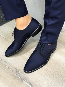 Leone Navy Suede Shoes-baagr.myshopify.com-shoes2-BOJONI