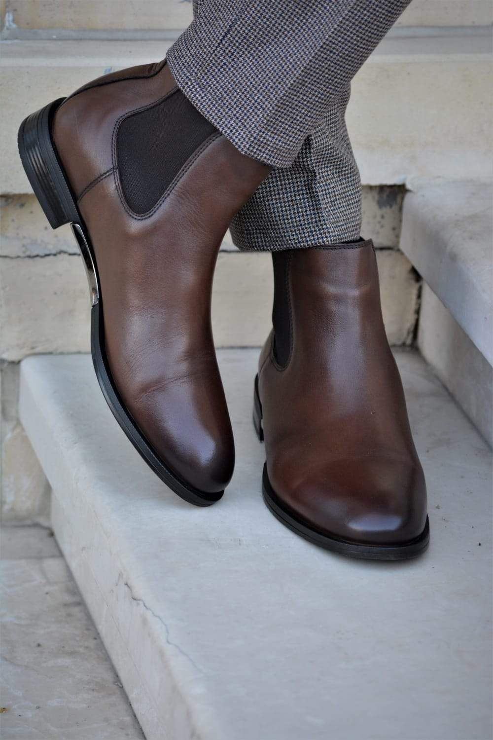 Vicenza Calf Leather Boots Brown-baagr.myshopify.com-shoes2-brabion