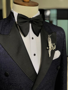Slim-Fit Tuxedo Double Breasted Navy Blue-baagr.myshopify.com-suit-BOJONI