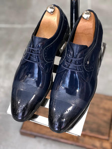 Marc Laced Patent Leather Shoes Navy-baagr.myshopify.com-shoes2-BOJONI