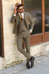 Peter Slim-Fit Plaid Suit Vest-baagr.myshopify.com-suit-BOJONI