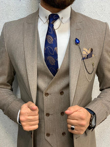Danda  Slim Fit Suit Coffee-baagr.myshopify.com-1-BOJONI