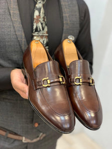 Buckled Suede Shoes Brown-baagr.myshopify.com-shoes2-BOJONI