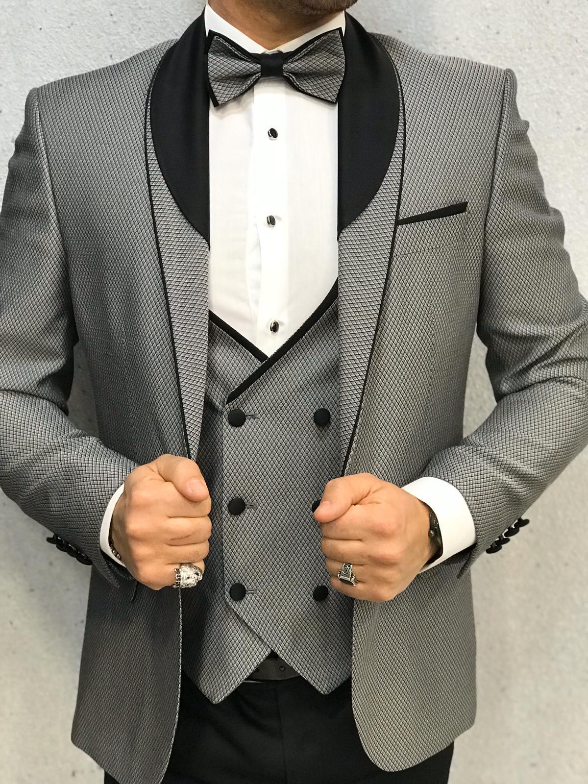 Royal Gray Slim Fit Tuxedo-baagr.myshopify.com-1-brabion