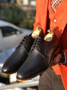 Sardinelli Laced Classic Leather Shoes Black-baagr.myshopify.com-shoes2-BOJONI
