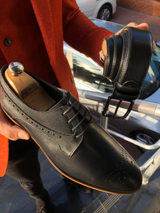 Sardinelli Laced Classic Leather Shoes Black-baagr.myshopify.com-shoes2-BOJONI