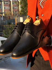 Sardinelli Laced Classic Leather Shoes Black-baagr.myshopify.com-shoes2-BOJONI