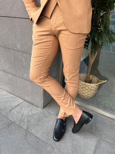 Ace New Season Slim Fit Brown Suit