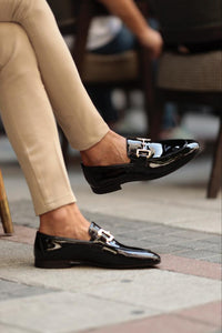 Ash Patent Leather Neolite Black Loafers