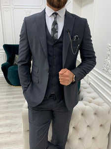 Forenzax Dark Grey Slim Fit Suit-baagr.myshopify.com-1-BOJONI