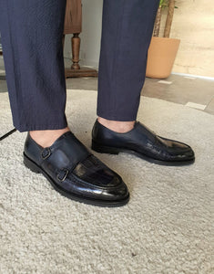 Henderson Navy Blue Monk Strap Loafers-baagr.myshopify.com-shoes2-brabion