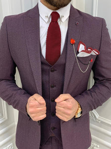 Casatani Claret Red Slim Fit  Suit-baagr.myshopify.com-1-BOJONI