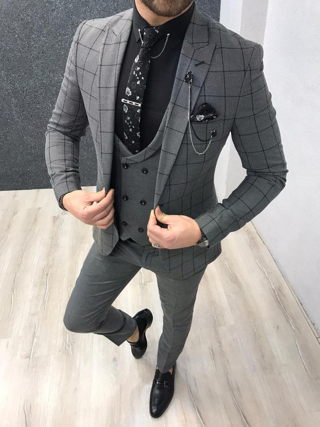 Olympia Gray  Slim Fit  Suit-baagr.myshopify.com-1-BOJONI