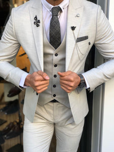 Marc Slim-Fit Suit Vest Gray-baagr.myshopify.com-suit-BOJONI