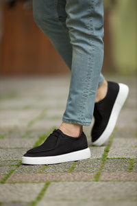 Bojoni Vince Eva Sole Lace  Detail Casual Black  Sneakers