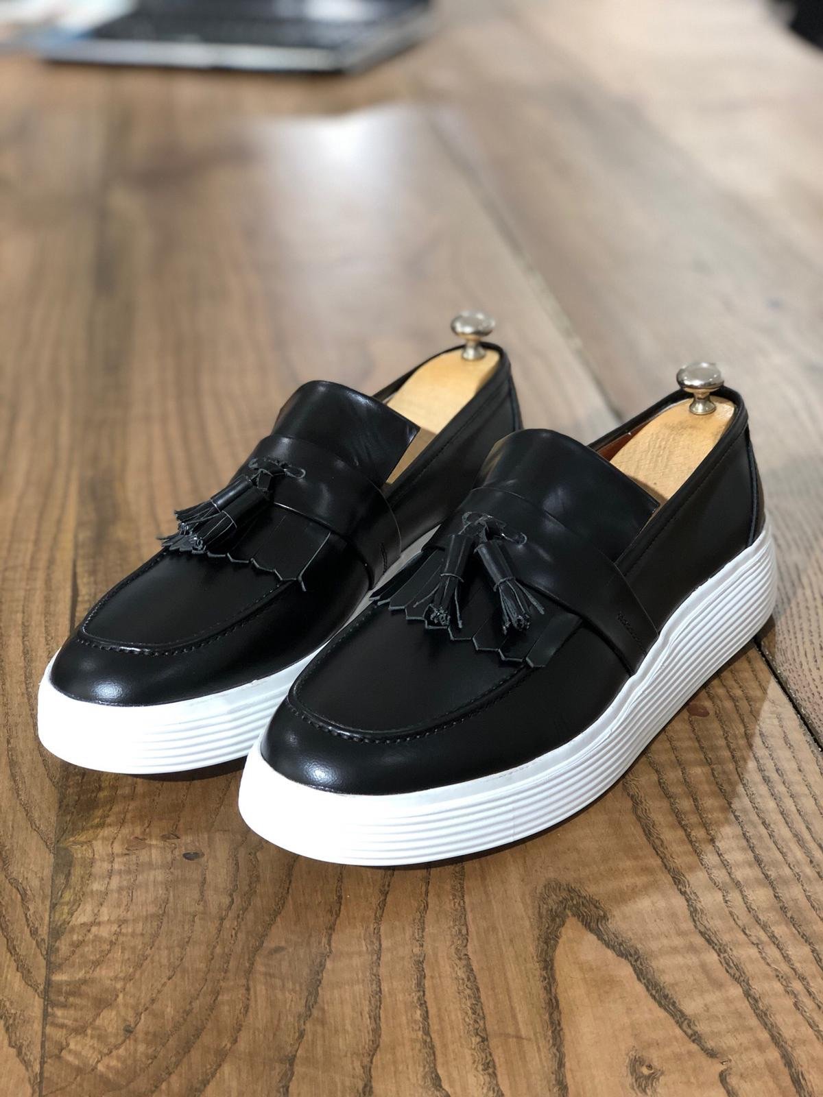 Calf-Leather Shoes in Black (Limited Edition)-baagr.myshopify.com-shoes2-BOJONI