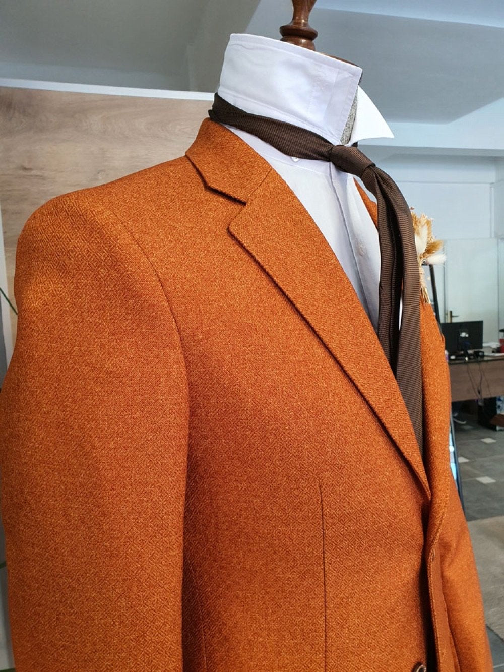 Bojoni Camel Slim Fit Suit-baagr.myshopify.com-suit-BOJONI