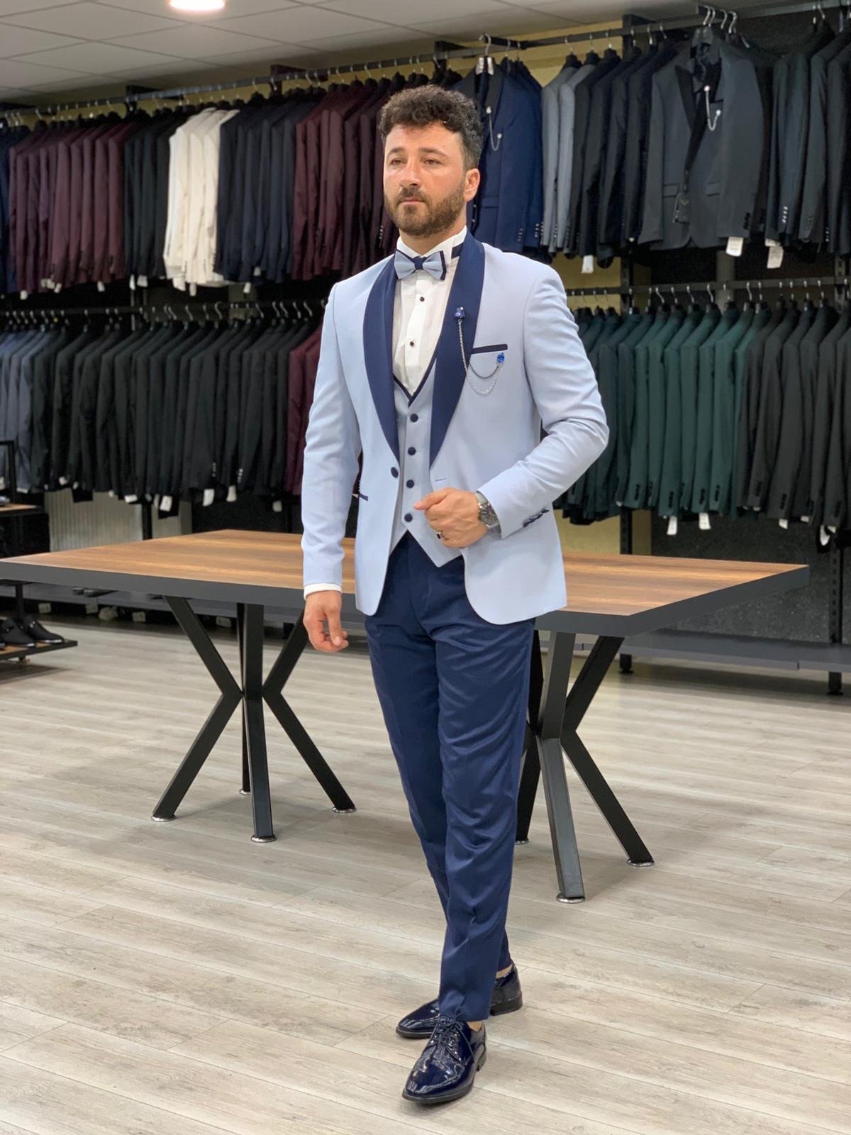 Valiko Ice Blue Slim Fit Tuxedo-baagr.myshopify.com-1-BOJONI