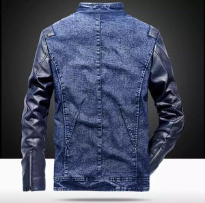 Adam Denim Leather Jacket (2 Colors)-baagr.myshopify.com-Jacket-BOJONI