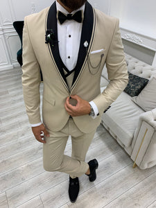 Rocca Cream Slim Fit Tuxedo-baagr.myshopify.com-1-BOJONI