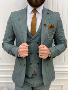 Bojoni Madison Green Slim Fit Suit 