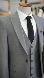 Bojoni Burnley Gray Slim Fit Suit