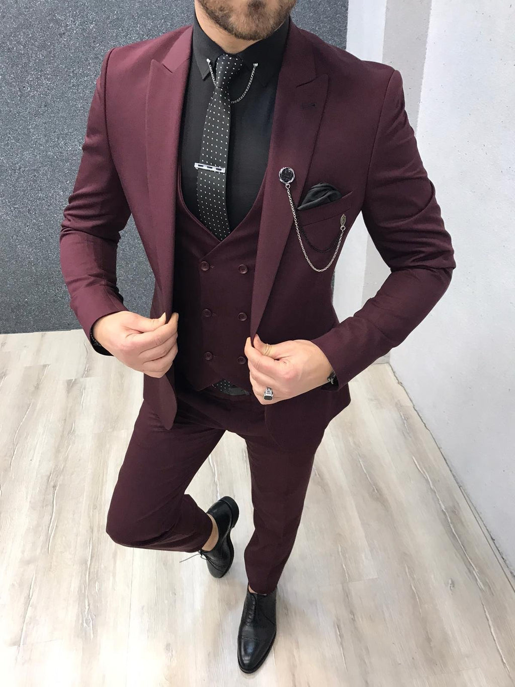 Olympia Claret Red  Slim Fit  Suit-baagr.myshopify.com-1-BOJONI