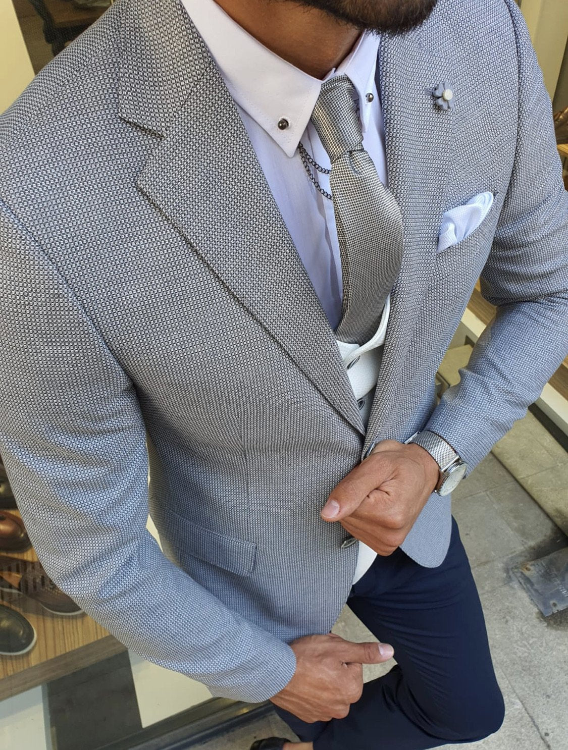 Orem Gray Slim Fit Suit-baagr.myshopify.com-suit-BOJONI