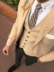 Multi Slim-Fit Suit Vest Beige-baagr.myshopify.com-suit-BOJONI