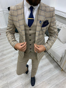 Argeli Cream Plaid Slim Fit Suit-baagr.myshopify.com-1-BOJONI