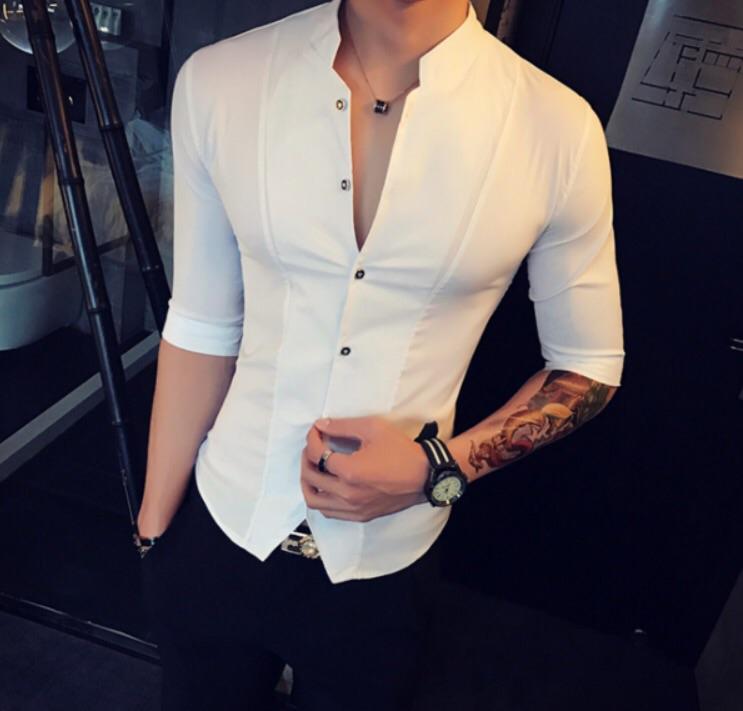 Slim-Fit Vest Shirt (2 Colors)-baagr.myshopify.com-Shirt-BOJONI